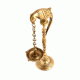 Brass Parrot Holding Hanging Oil Lamp
