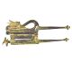 Dragon Shape Vintage Brass Beetle Nut Cutter with Engravings