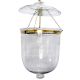 U Shape Clear Glass Ceiling Lamp