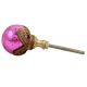 Antique Pink Round Glass Cabinet Knobs Online