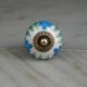 Blue Flower Knob