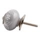 Dark Grey Floral Ceramic Cabinet Knob Online