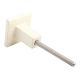 Cream Popular Square Metal Knobs