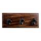 Black Horse Metal Wooden Hooks