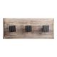 Black Square Border Metal Wooden Hooks