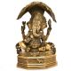 Bronze Ganpati Sitting Under the Tree