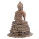 Brass Sitting Meditation Buddha Figurine Statue