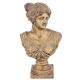 Bronze Sculpture Lady Bust StatueÂ 16.14 inches