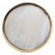 White Wheel Glass and Metal Knobs Online
