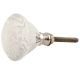 Clear Etched Oval Shape Glass Cabinet Knob Online