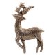 Silver Swamp Deer Brass Dresser Knobs