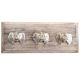 Elephant Aluminium Wooden Hooks