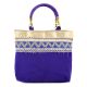 Purple Gold Velvet Hand Bag