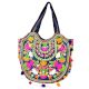Dark Blue Ethnic Ladie Purse Thread Work Bag