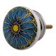 Turquoise Ceramic Flat Cabinet Knob Online