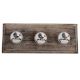 Slate Green Bird Ceramic Flat Wooden Hooks