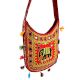 Maroon Embroidered Elephant Sling Bag