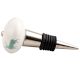 Sea Green Standing Rein Deer Pattern Ceramic Wine Stopper