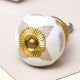 White Etched Ceramic Knob-30