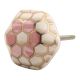 Golden Football Pattern Hexagon Ceramic Dresser Knob Online