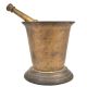Vintage Bronze Pharmacologist Mortar and Pestle