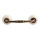 Cream Crackle Ceramic Bridge Handle