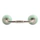 Mint Green Crackle Ceramic Bridge Handle