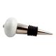 White Green Crackle Ceramic Wine Stopper