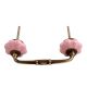 Pink Melon Crackle Ceramic Bridge Handle