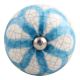 Blue Foral Crackle Ceramic Wine Stopper