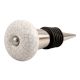 White And Black Crackle Ceramic Wine Stopper
