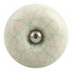 White And GreenCrackle Ceramic Wine Stopper