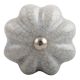 Steel Grey Melon Crackle Ceramic Wine Stopper