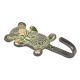 Brass Teddy Hooks with Patina