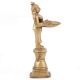 Bronze Dancing Lady Oil Lamp on a Raised Platform