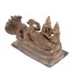 Bronze Vishnu with Goddess Lakshmi and Goddess