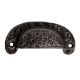 Floral D Pull Iron Handle