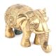 Brass Elephant Figurine Trunk Downwards