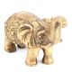 Brass Elephant Trunk Upwards
