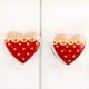 Red Heart Ceramic Knob