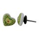 Leaf Heart Ceramic Knob
