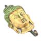 Buddha Face Brass Wall Robe/Coat/Clothes Hook