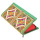 Banjara Green Border Hand Embroidered Clutch Purse