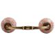 Pink Round Crackle Ceramic Bridge Handle