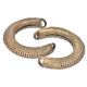 Brass Camel Anklet In Pair Engraved  Female Face