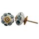 Dark Green Flower Knob