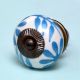 Turquoise Flower Knob