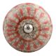 Peach Wheel Crackle Ceramic Wine Stopper