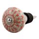 Peach Wheel Crackle Ceramic Wine Stopper