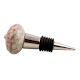 Peach Wheel Crackle Ceramic Wine Stopper